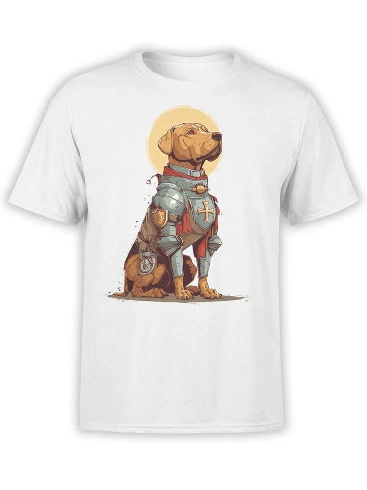 Fantucci Knight Pup TShirt Noble Dog Warrior Tee Unisex S