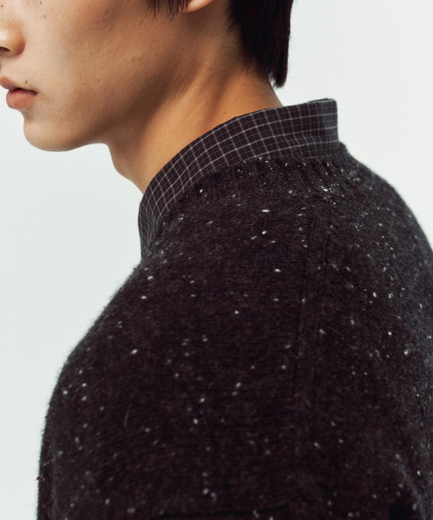 BLANKROOM Nep V Knit_Night Sky