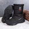 Men's and Women's Winter Thickened Padded Wool Waterproof Comfortable Warmth Cold -40 ° Lightweight Hiking Waterproof Non-slip Thick-soled Snow Boots