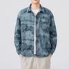 American Retro Camouflage Shirt Men's Loose Casual Long Sleeve Shirt Spring Autumn Shirt Jackets Men