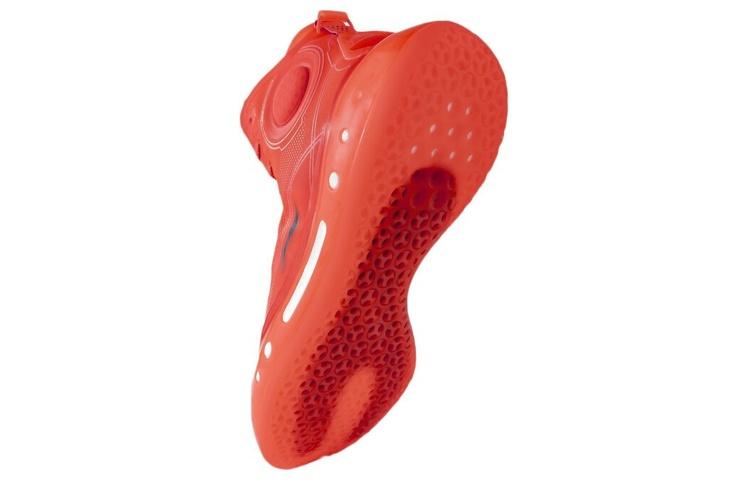 Li Ning YuShuai 14 Boom Basketball Shoes Men's High Top Neon Fruit Red ABAQ033-25