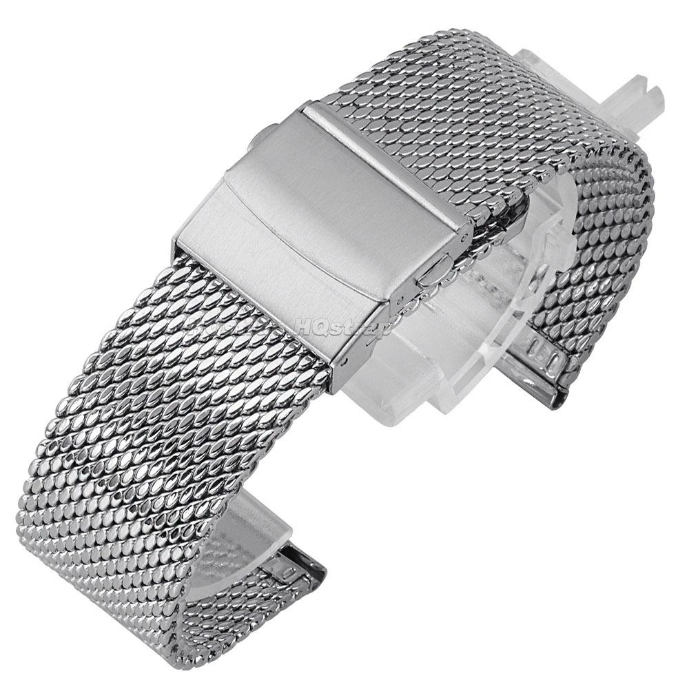1.0mm Mesh Metal Milanese Watchband 18mm 20mm 22mm Stainless Steel Watch Band 3mm Thickness Strap for DW for Seiko Wristband