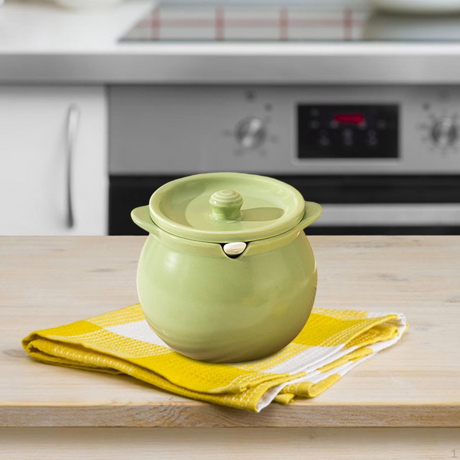 

Керамічна кухонна банка для харчових продуктів, 700 мл, банки для зберігання зерна для спецій, комори зелений