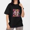 Mama Shirt Cute Bow Mom Tee Mothers Day Gift Colorful Women Shirt