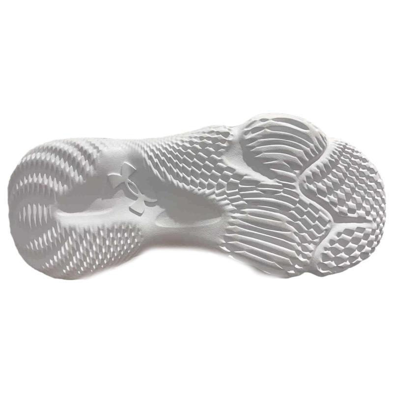 Under Armour Spawn FloTro Basketball Shoes 'White Yellow Blue' Sneakers 3026640-100