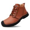 Neue Herrenschuhe Retro Outdoor Wanderschuhe Übergröße High-Top Lederstiefel Taschenkopf Werkzeug Herrenstiefel Martin Stiefel Außenhandel