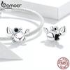 Bamoer 925 Sterling Silver Little Crab Charm for Original Silver Bracelet or Bangle DIY Jewelry