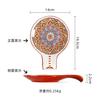 Specialty Restaurant Ceramic Plates, Creative Spoon Shaped Flower and Bird Patterned Snack Plates, Irregular Dessert Plates