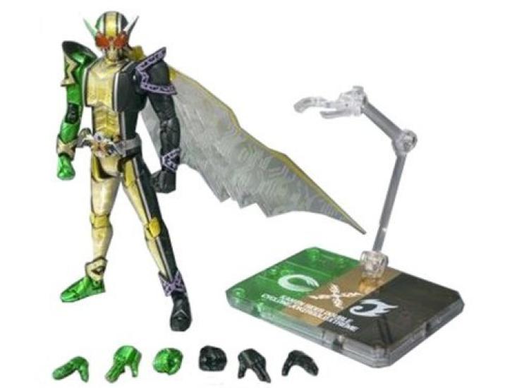Bandai Kamen Rider W Cyclone Joker Gold Extreme Web S.H.Figuarts (Double) (Tamashii Exclusive)
