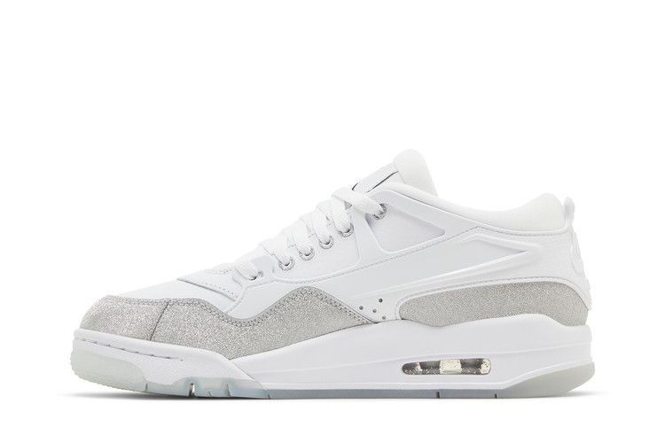 Women's Sneakers Nike Jordan 4 RM White Metallic Silver (Women's) White/White/Metallic Silver/White