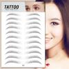 3D Semi-Permanent Waterproof Embroidered Eyebrow Tattoo Stickers for Beginners