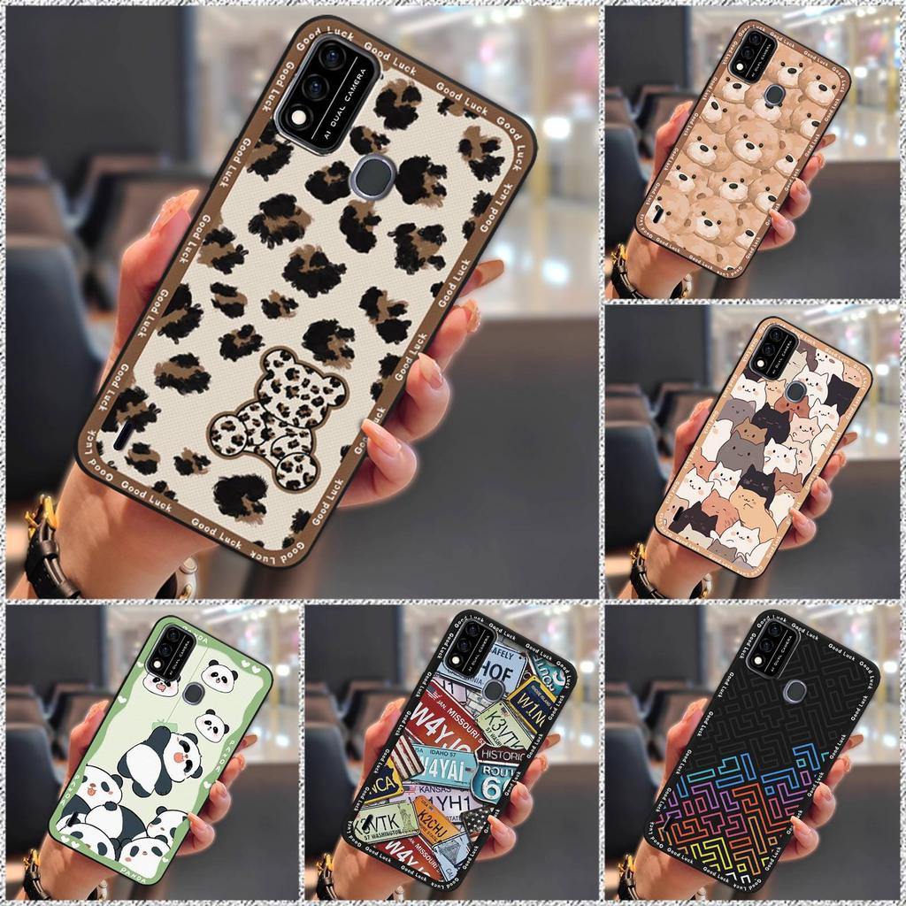 Durable Full Wrap Phone Case For Itel A48 Soft Case TPU Anti-knock Silicone Cover Anti-dust Protective Cute Back Cover