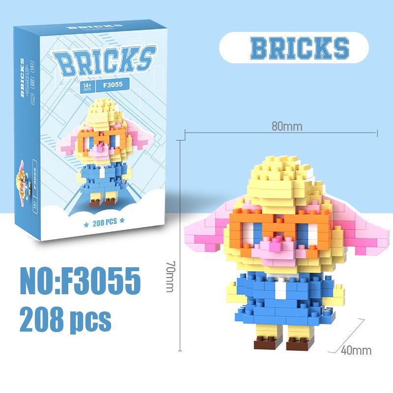 Zootopia 2 Building Blocks Anime Kawaii Cartoon mini Action Children's Animal building blocksAssemble DIY Toys Gift for Kids