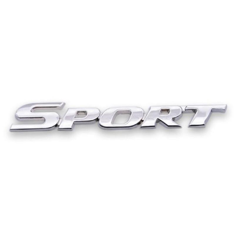 3D Metal Car Letters Logo SPORT Emblem Trunk Badge Decal Sticker Accessories