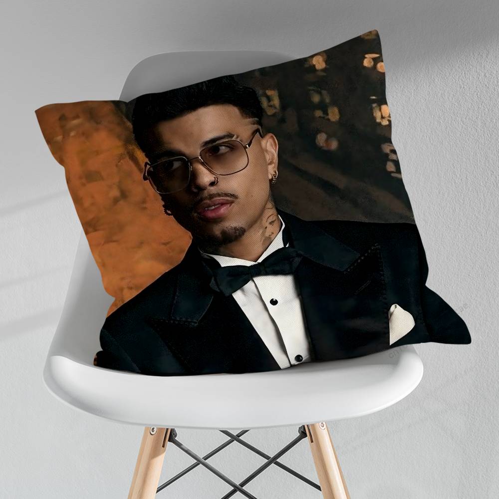 Rapper RRauw Alejandro Verschiedene Größen Quadratische Kissenhülle Für Auto Haus Schlafzimmer Dekoration Geburtstagsgeschenk
