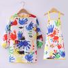 Kids' Waterproof Long-Sleeve Art Smock with Custom Logo
