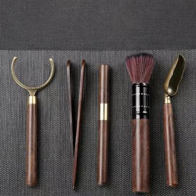 5 Teile/satz Teezeremonie Hitzebeständige Kung Fu Tee Werkzeuge Holz Chinesischen Gongfu Teelöffel Tee Tong Nadel Set Teestube Zubehör