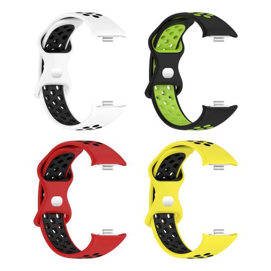 Silicone Watch Strap Replacement for Xiaomi Smart Band 8 Adjustable Waterproof Breathable Women Men