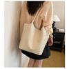 Tote Bag Women PU Woven Texture Large Capacity Office Daily Use