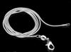 1MM 925 Silver Chain Fashion Sliver Necklace High Quality Snake Chain For Men And Women