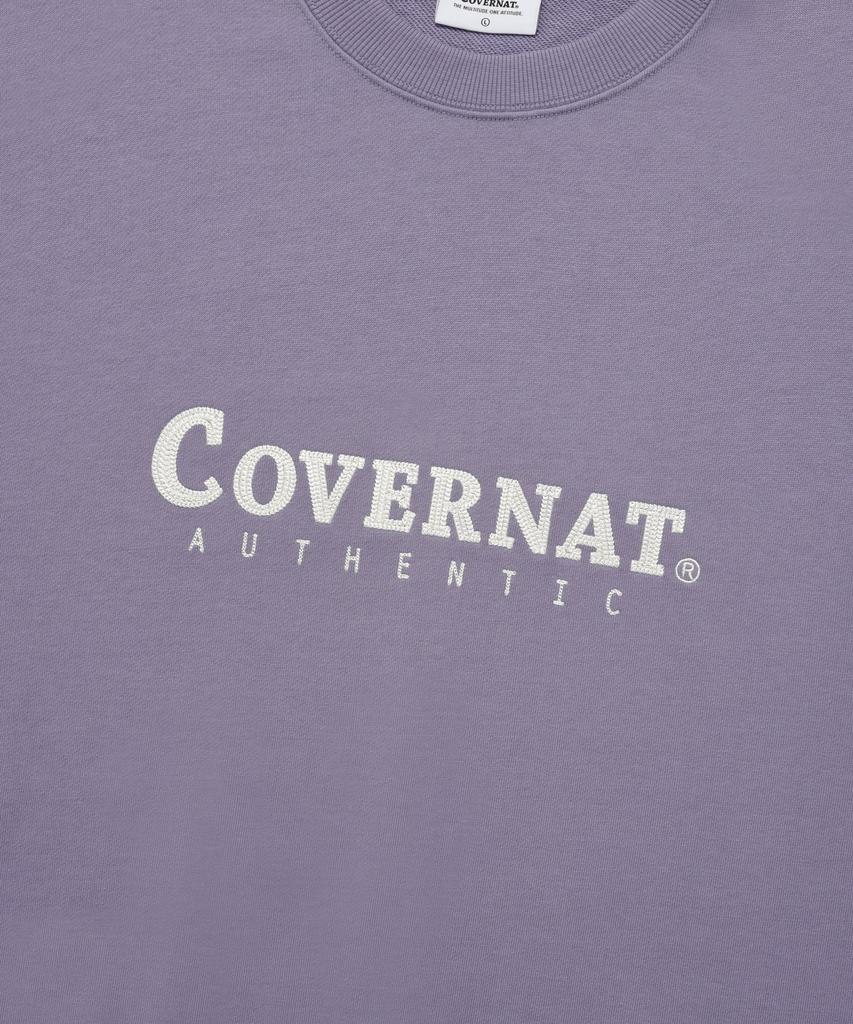 COVERNAT Authentic Logo Sweatshirt Lavender