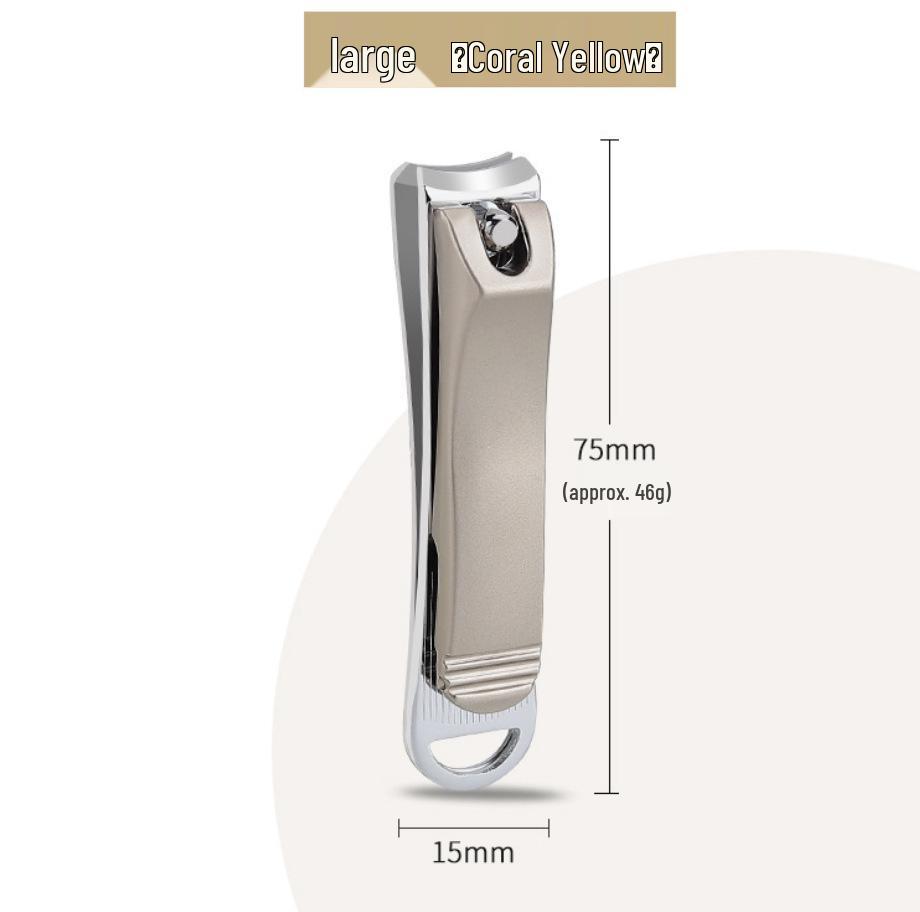Zinc Alloy Nail Clippers - High-Grade German Craftsmanship, Portable Manicure Tool, Single Pack.