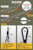 Mtrail Adjustable Carabiner Rubber Set of Adjustable 8mm Bungee Bungee Cargo Elastic for Cargo Securing Preventing Loads from Outdoor Camping x Hooks,