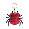 Cartoon Spider Leather Keychain Pendant Creative Spider-Shaped Card Holder Access Card Protective Cover Cute Key And Bag Decoration for Bags Backpacks