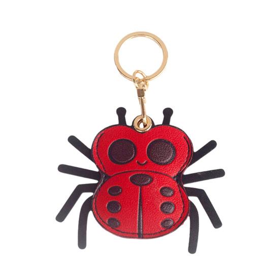 

Cartoon Spider Leather Keychain Pendant Creative Spider-Shaped Card Holder Access Card Protective Cover Cute Key And Bag Decoration for Bags Backpacks