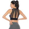 Moda Feminina Sutiã Esportivo Costas Vazadas À Prova de Choque Colete Sutiã de Yoga para Corrida
