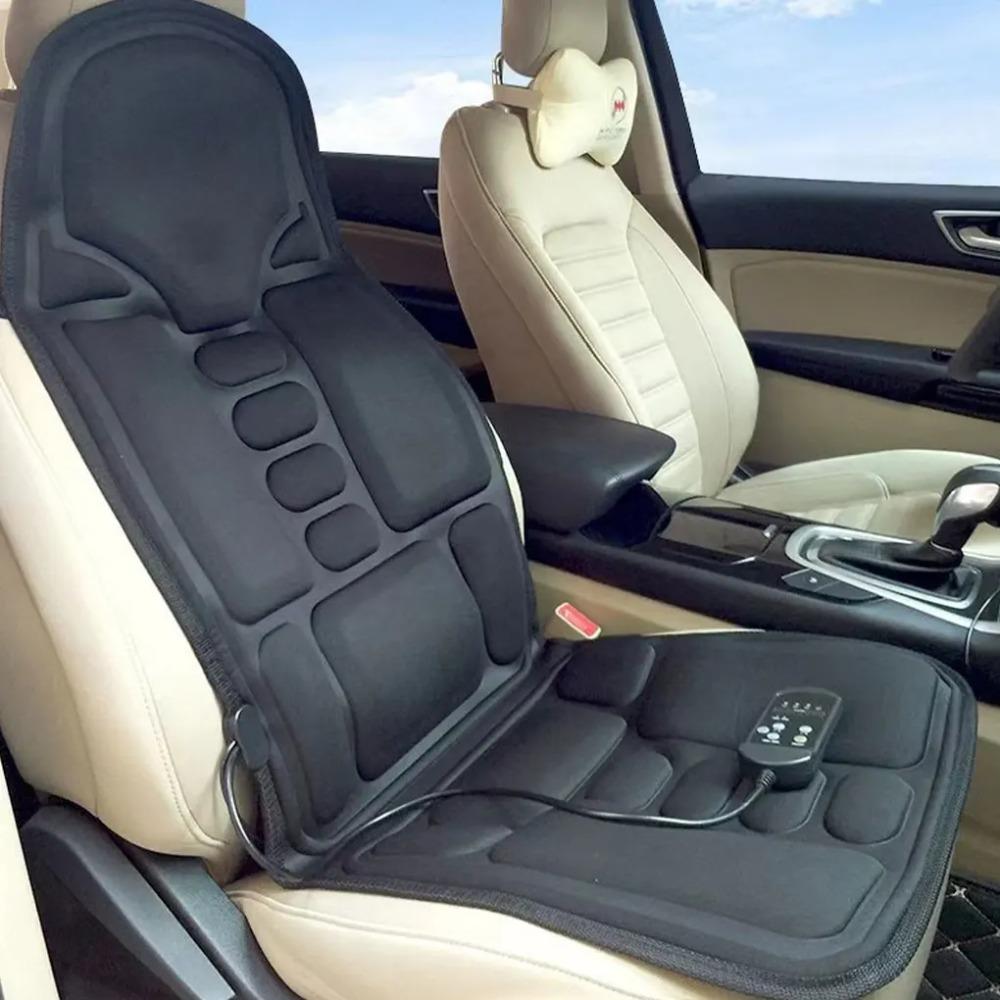 Car Electric Back Massager Massage Chair Cushion Heating Vibrator Car Home Office Lumbar Neck Mattress Pain Relief