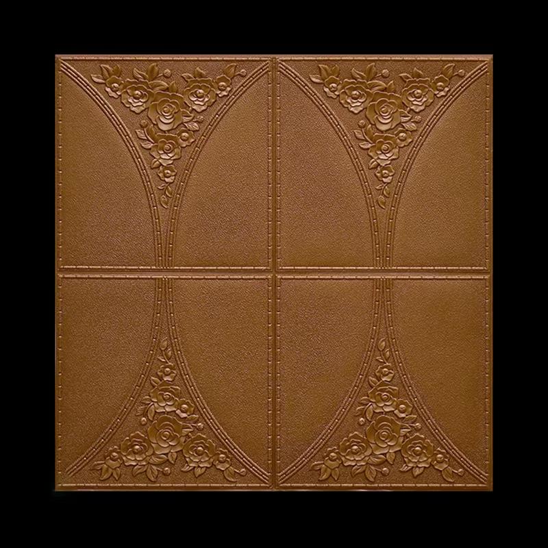 Decorative Waterproof Mildew Proof Moisture-proof Self-adhesive Wallpaper 70cm * 70cm Bedroom and Living Room Wall Stickers