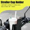2 In 1 Bicycle Water Cup Holder for Outdoor Cycling Stroller Phone Holder Milk Bottle Support Mountain Bike Water Bottle Holder