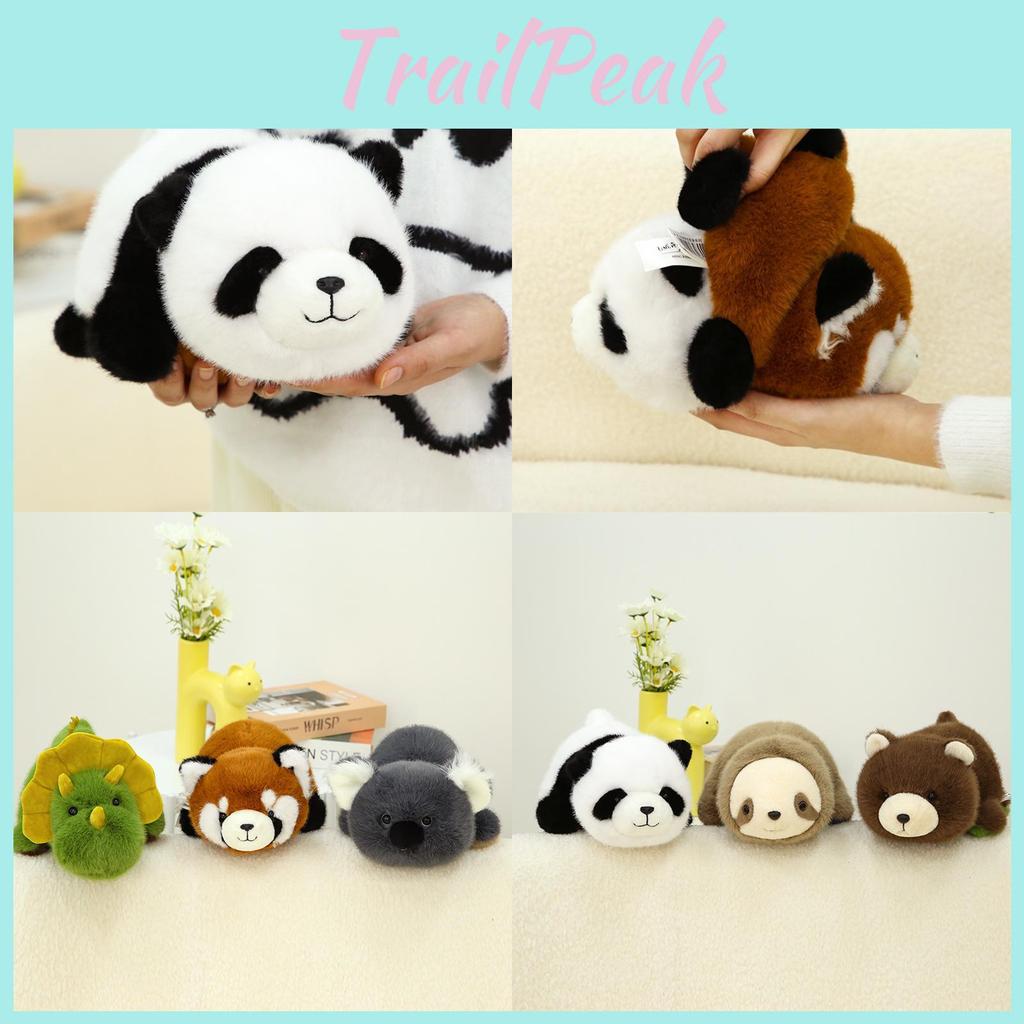 Adorable Reversible Panda Plush Toy Transforming Into Cute Panda Doll For Kids Gifts