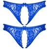 Meeste seksikas aluspesu Lilleline pits, krookideta püksid Madala vöökohaga stringid aluspüksid, gay Sissy magamisriided