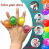 5pcs 3.5cm Soft Rubber Squeeze Ball Grape Ball Stress Relief Sensory Toy for Kids Party Favors Pinata Fillers Christmas Gift