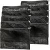 10 Pcs 3" X 4" Aquarium Filter Media Bags Small, Mini Fish Tank Media Mesh Filter Bags for Activated Carbon, Ceramic Media Rings, Mesh Reble Bags
