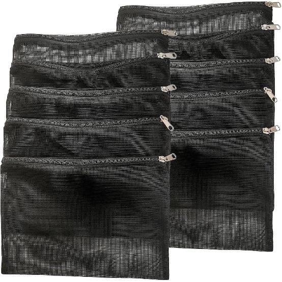 10 Pcs 3" X 4" Aquarium Filter Media Bags Small, Mini Fish Tank Media Mesh Filter Bags for Activated Carbon, Ceramic Media Rings, Mesh Reble Bags