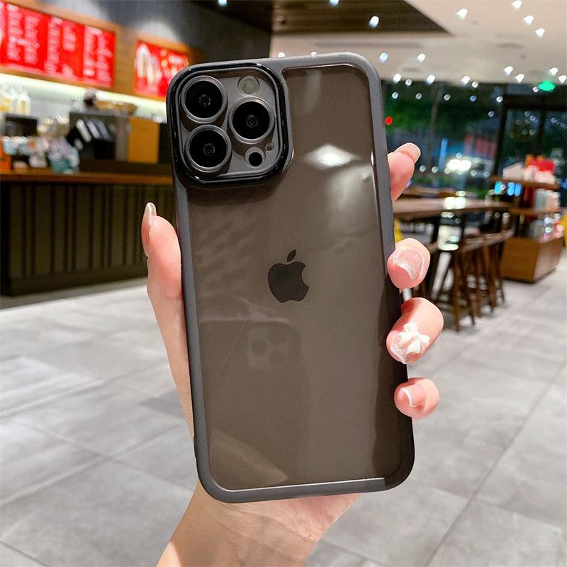 Lens Film for iPhone13promax Mobile Phone Case XR Matte Apple 14PLUS Transparent 12 Protective Case 11