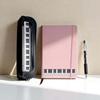 Sweet PVC Transparent Pencil Bag Music Theme Zipper Stationery Pouch  School Office Supplies