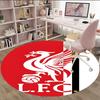 1pc L-Liverpool  Carpet, Round Rug, Comfortable, Suitable for Entryways, Living Rooms, Office, And Bedrooms, Christmas Decoration