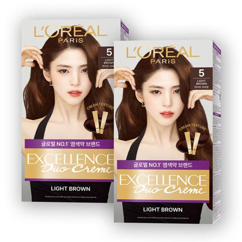 [Set of 2] Excellence Duo Cream Hair Dye