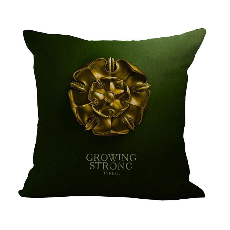 Luxurious Game Of Thrones Fire And Blood Throw Pillow Case For Elegant Home Decor