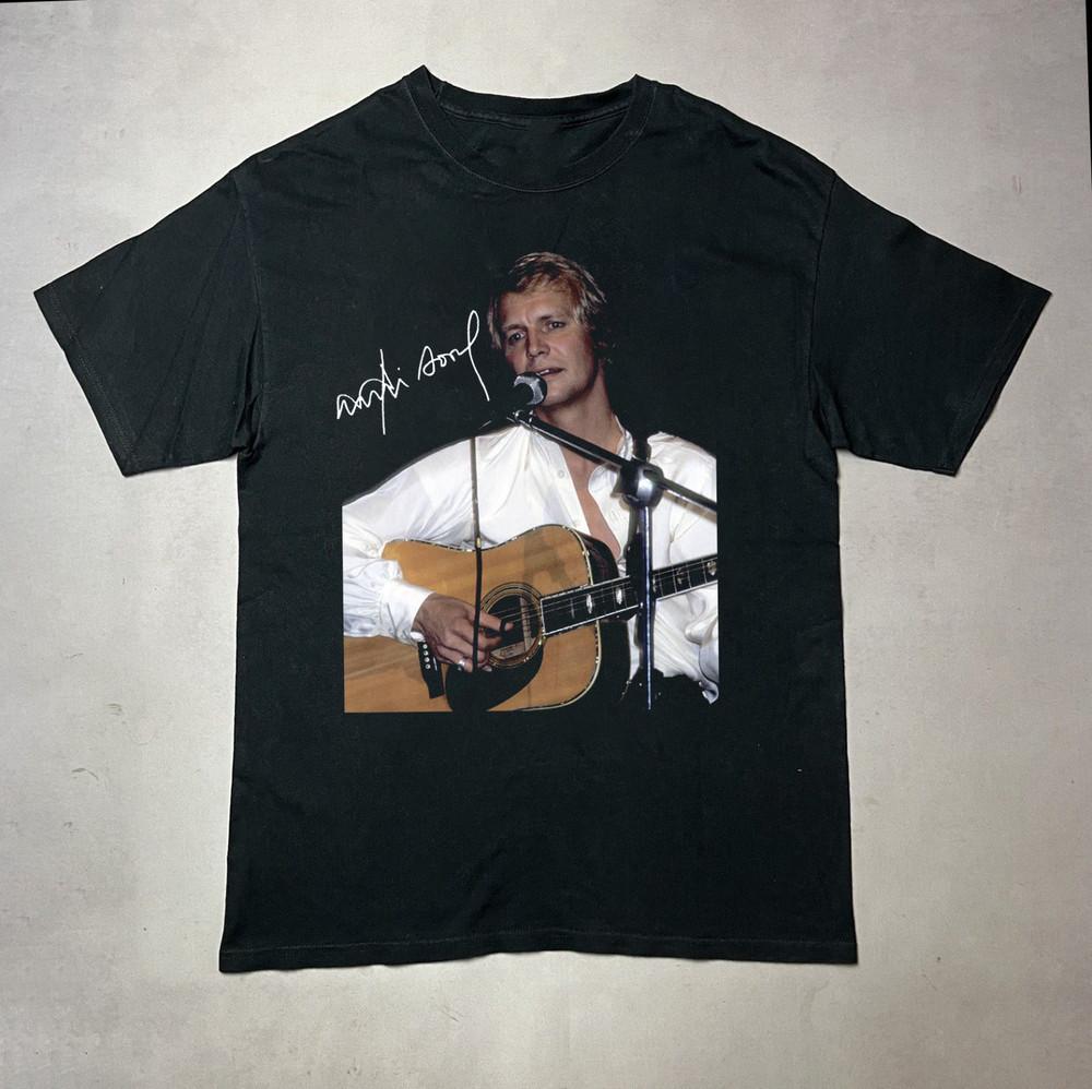 

David Soul Play His Guitar Signature Unisex T-shirt All Size Unisex T-Shirt XXXXL