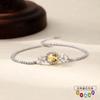 Premium Non-fading S925 Sterling Silver Natural Topaz Citrine Colored Treasure Bracelet Bracelet Jewelry