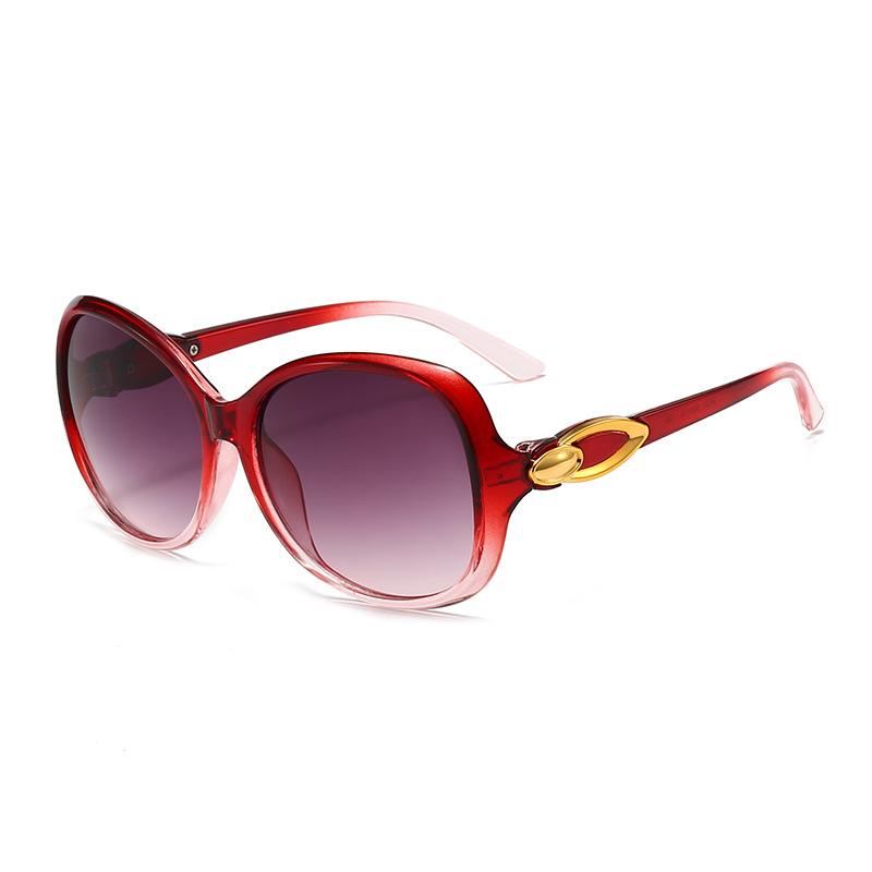 Sunglasses women's UV protection sunglasses sunshade cat eye sunshade high-end round face thin