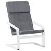 Vidaxl Recliner, Dark Gray, Upholstered In Fabric
