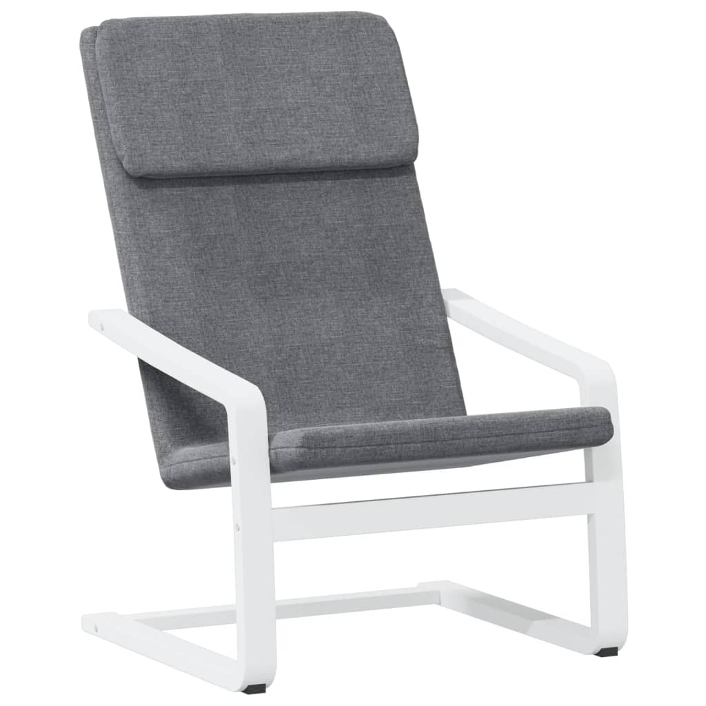 Vidaxl Recliner, Dark Gray, Upholstered In Fabric