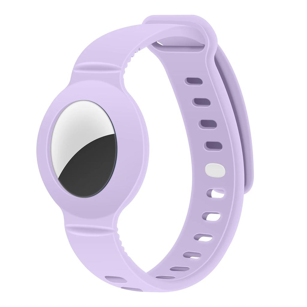 Case for Apple AirTag Silicone Strap Air Tag Anti-lost Bracelet Protective Cover for Children Kids Tracker Locator Watch Band