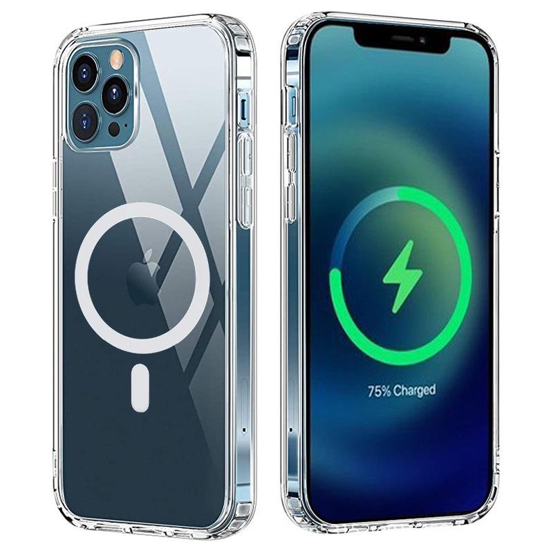 

Магнітний прозорий чохол MagSafe для Apple iPhone 13/14/15 Pro Max iPhone 11 Pro Max